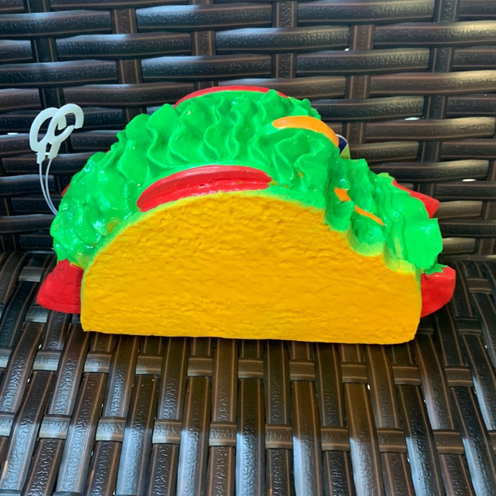 Dog Toy Taco Squeak Latex